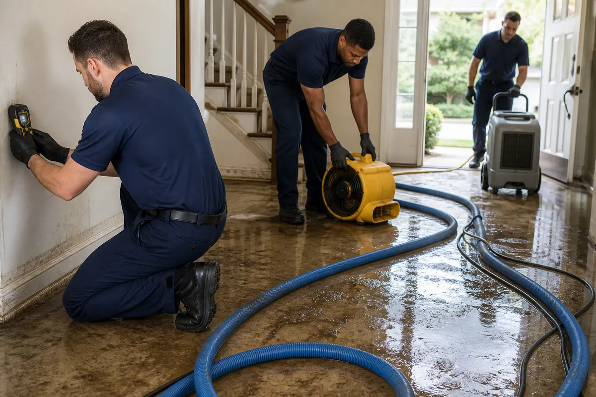 DryMark Restoration Hollywood crew at work in Hollywood, FL